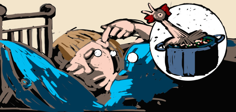 Comic story about country side, dreaming of cock to be boiled in&amp;nbsp;bouillon